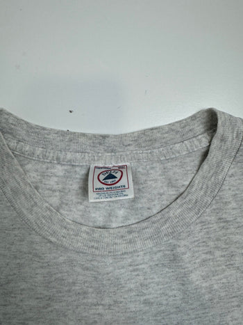 (XXL) Vintage Michigan Football Tee Light Grey