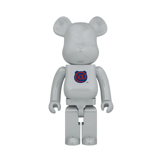 Bearbrick 20th Anniversary 1st Model 1000% White Chrome
