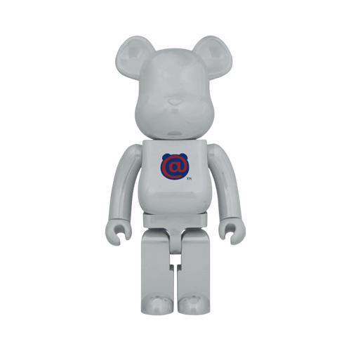 Bearbrick 20th Anniversary 1st Model 1000% White Chrome | Vintage Clothing Store Canada