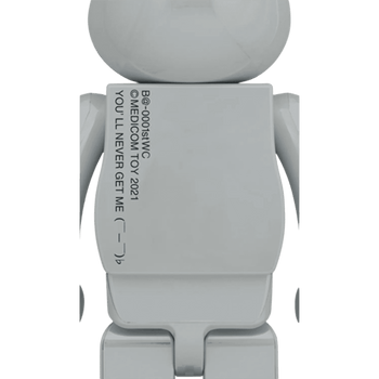 Bearbrick 20th Anniversary 1st Model 1000% White Chrome