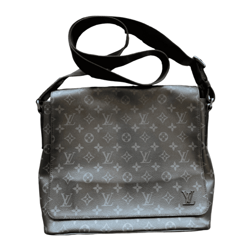 Louis Vuitton Monogram Eclipse District Messenger Bag | Vintage Clothing Store Canada
