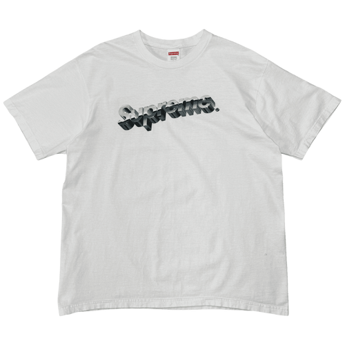 Supreme Chrome Logo Tee (USED) | Vintage Clothing Store Canada