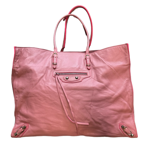 Balenciaga Papier A4 Tote Pink | Vintage Clothing Store Canada