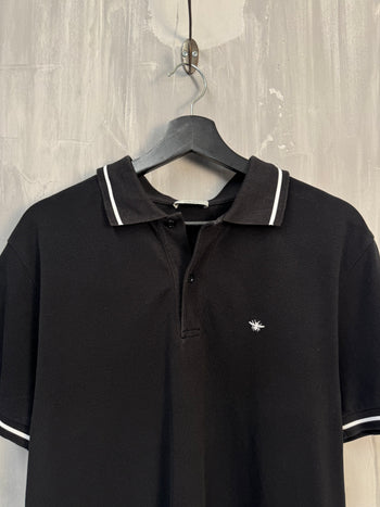 Dior Bee Polo Shirt Black