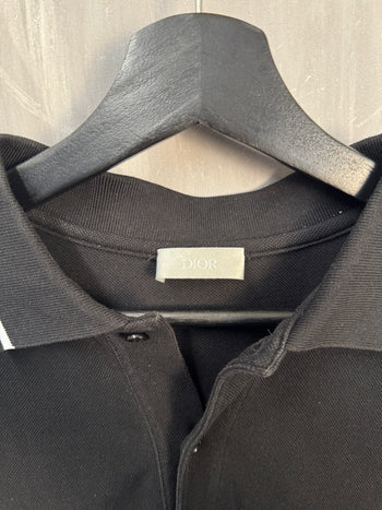 Dior Bee Polo Shirt Black