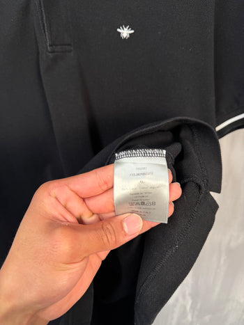 Dior Bee Polo Shirt Black