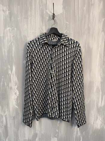 Dior Oblique Overshirt Jacquard Button Up Longsleeve