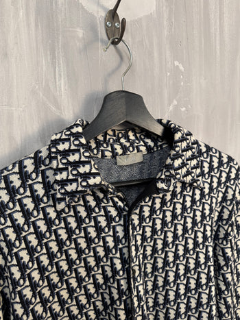 Dior Oblique Overshirt Jacquard Button Up Longsleeve