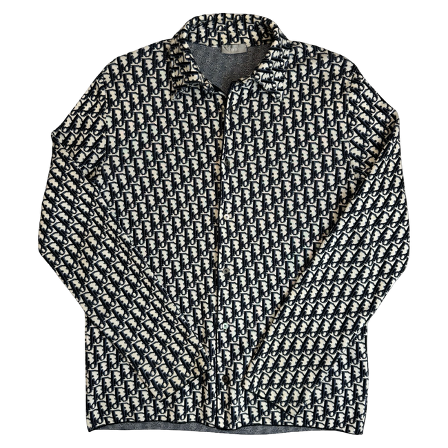 Dior Oblique Overshirt Jacquard Button Up Longsleeve