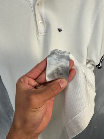 Dior Bee Polo Shirt White