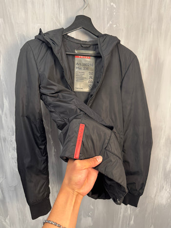 Prada Nylon Down Jacket Black