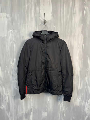 Prada Nylon Down Jacket Black