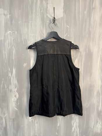 1994 Prada Nylon Multi Pocket Vest Black