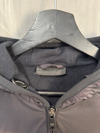 Prada Sport Hooded Windbreaker Black
