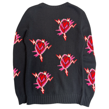 Prada Rose Cashmere Knit Sweater