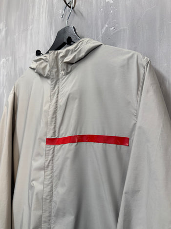 Prada Sport Red Stripe Light Jacket Beige
