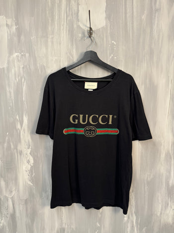 Gucci Logo Tee Black