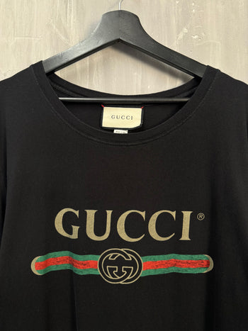 Gucci Logo Tee Black