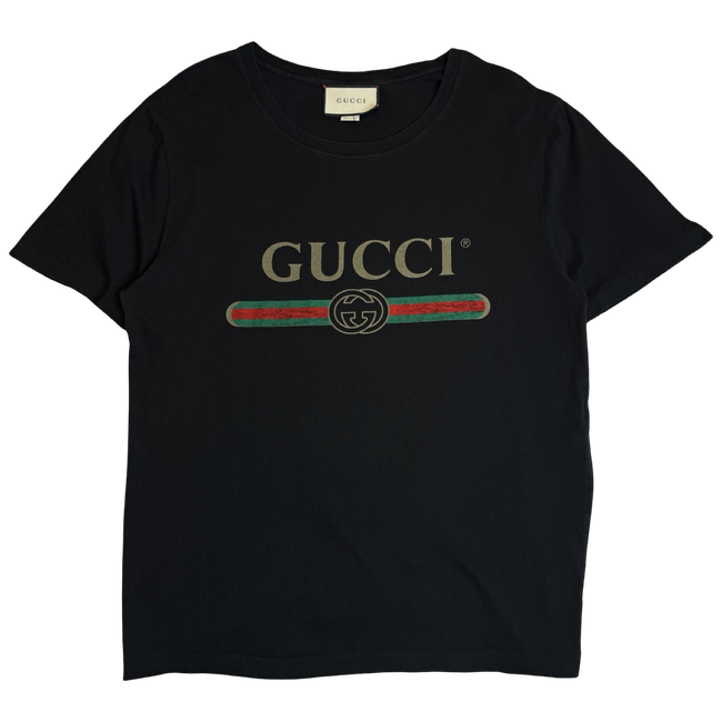 Gucci Logo Tee Black