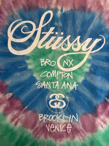 Stussy World Tour Tie Dye Tee (USED)