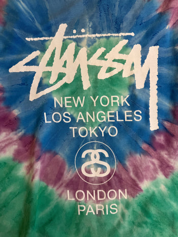 Stussy World Tour Tie Dye Tee (USED)