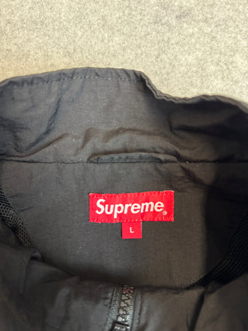 Supreme Classic Logo Taping Track Jacket Black (USED)