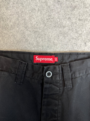 Supreme Pin Up Chino Pants Black (USED)