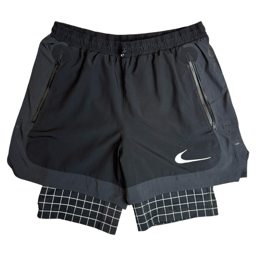 OFF-WHITE x Nike Shorts Black Grid (USED) | Vintage Clothing Store Canada
