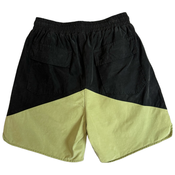 Rhude Cupro Yachting Shorts Black/Khaki (USED)