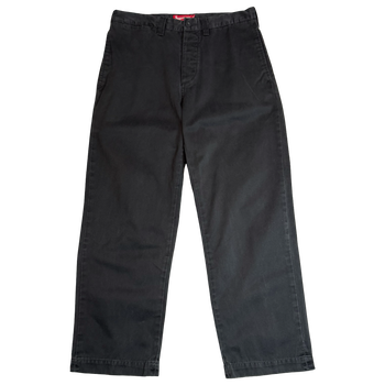 Supreme Pin Up Chino Pants Black (USED)