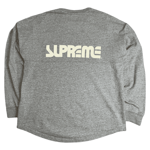 Supreme Surf Style Arena L/S Tee Grey (USED) | Vintage Clothing Store Canada