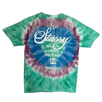 Stussy World Tour Tie Dye Tee (USED)