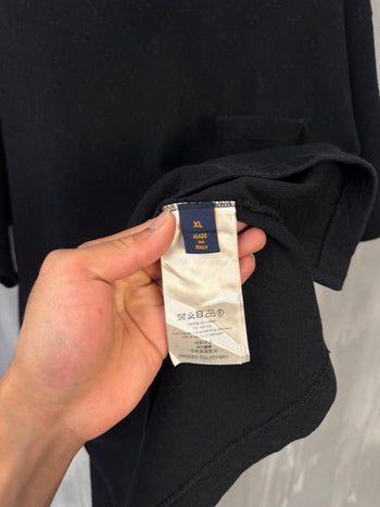 Louis Vuitton Signature 3D Pocket Monogram Tee Black