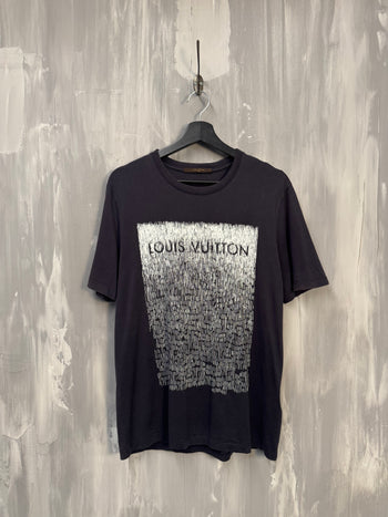 Louis Vuitton Glitch Graphic Tee Black