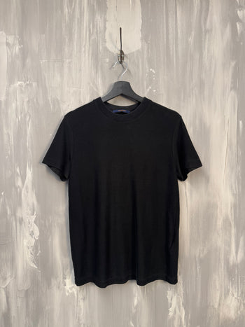 Louis Vuitton Cotton & Jacquard Velour Satellite Tee Black