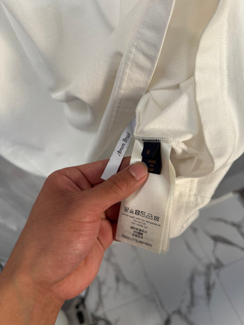 Louis Vuitton Graphite Logo Print Tee White
