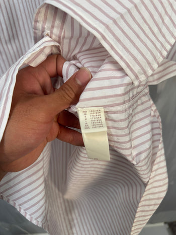 Louis Vuitton Striped Monogram Button Up Shirt