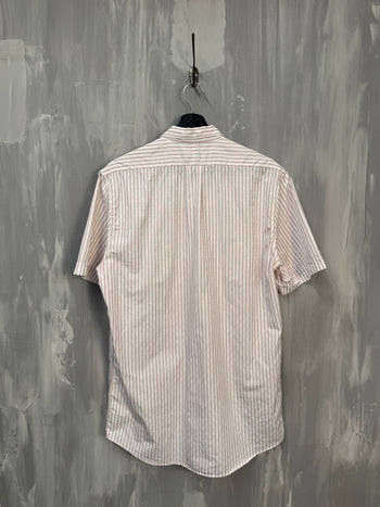 Louis Vuitton Striped Monogram Button Up Shirt