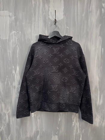 Louis Vuitton 3D Monogram Pullover Hoodie Black