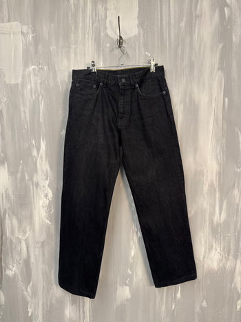 Louis Vuitton Monogram Patch Cotton Pants Black