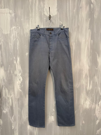 Louis Vuitton Denim Pants Washed Blue