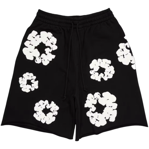 Denim Tears The Cotton Wreath Shorts Black | Vintage Clothing Store Canada