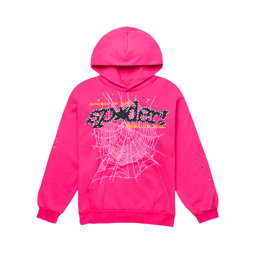Sp5der P*NK V2 Hoodie Pink | Vintage Clothing Store Canada