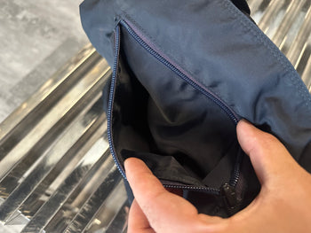 Prada Nylon Tote Bag Navy