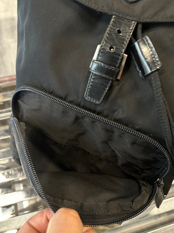 Prada Tessuto Nylon Backpack Black