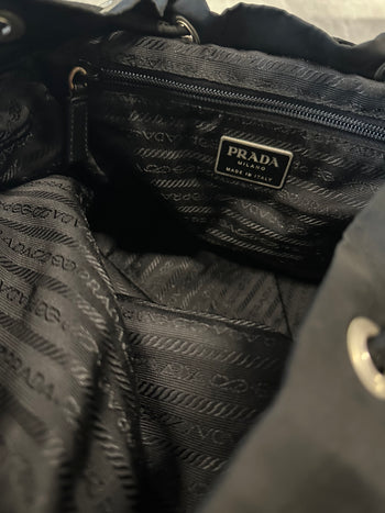 Prada Tessuto Nylon Backpack Black