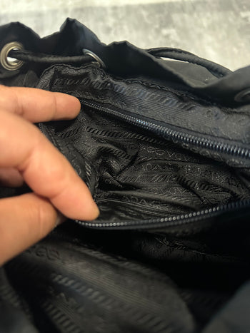 Prada Tessuto Nylon Backpack Black