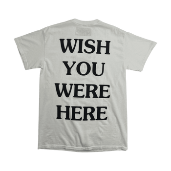 Travis Scott Astroworld Wish You Were Here Tee White