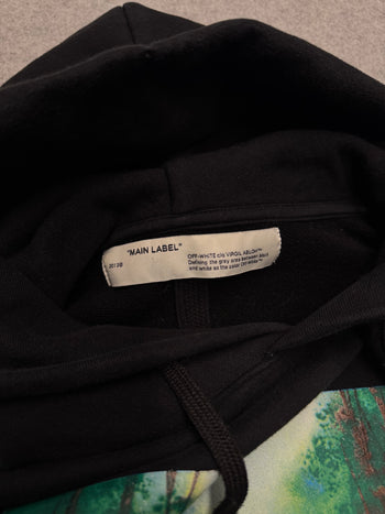 Off-White Diag Waterfall Hoodie Black (USED)