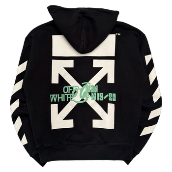 Off-White Diag Waterfall Hoodie Black (USED)